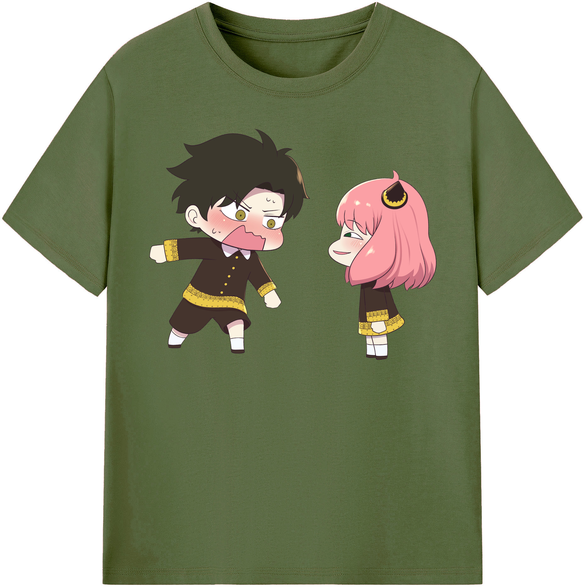 （画像用） SPY×FAMILY间谍家家酒 綿100％半袖Tシャツ（フロントプリント）